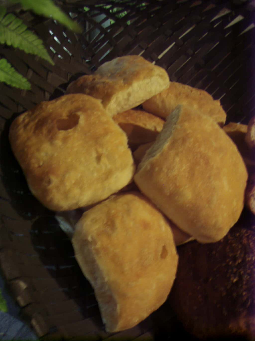 CIABATTA - 4" Square, Handcut Rolls - 4 per Order